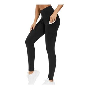 Stylish Black Leggings with Side Pocket Size M/ New